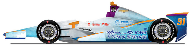 No. 91 Wynn Institute for Vision Research Indy Car